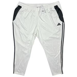 Adidas Tiro24 Women’s Training Pants 4X White Black Soccer Track Joggers